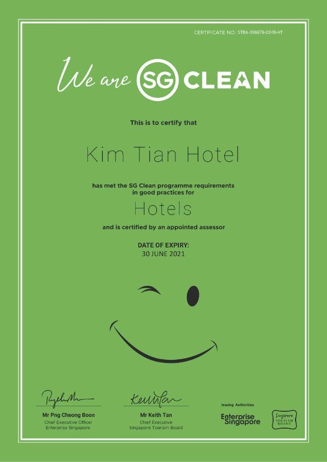 Kim Tian Hotel Singapur Exterior foto